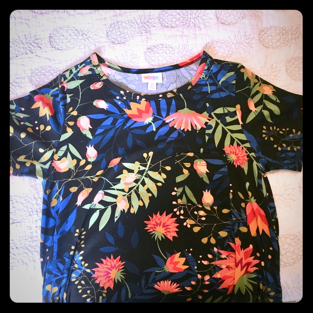 SOLD XS floral Carly dress from LulaRoe